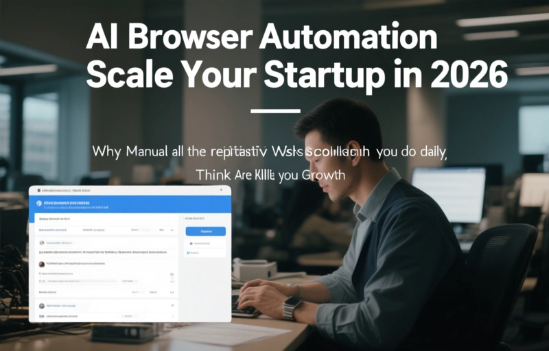 Visual representation of AI Browser Automation