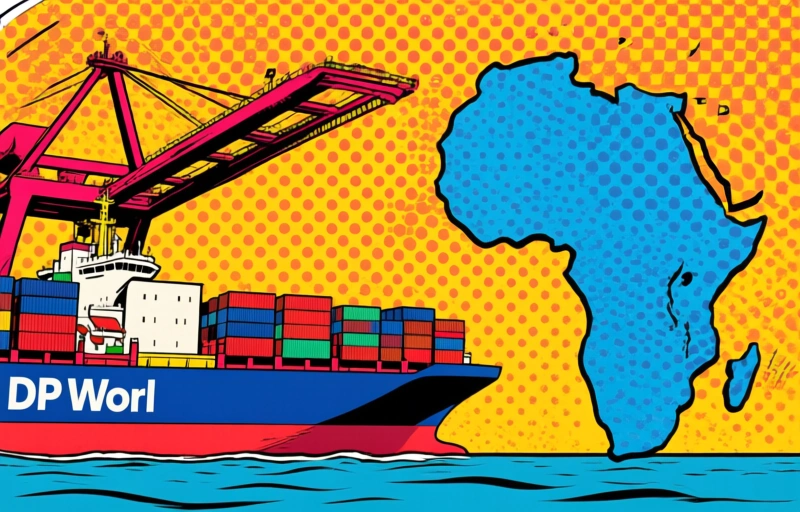 Visuele weergave van DP World blijft optimistisch over Afrika ondanks inflatie