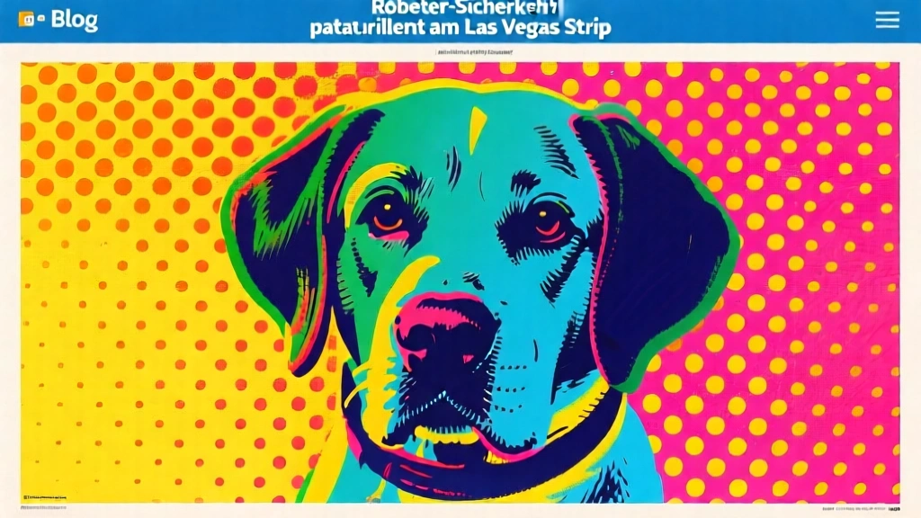 Roboter-Sicherheitshund patrouilliert am Las Vegas Strip