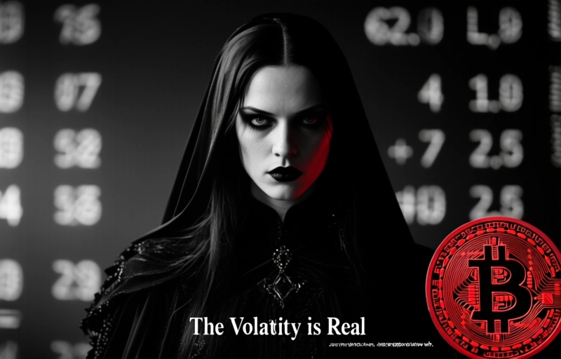 Visual representation of Bitcoin's Wild Ride