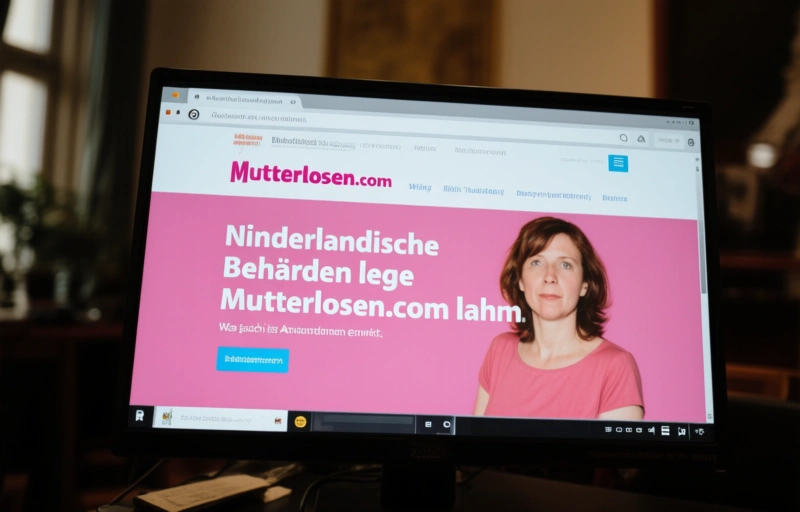 Visuelle Darstellung von Niederländische Behörden legen Mutterlosen.com lahm