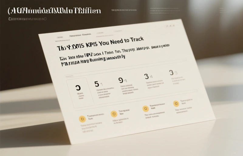 Visual representation of 5 KPIs to Keep Payment Processing Running Smoothly