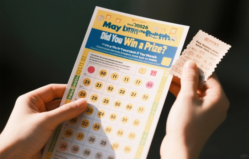 Visual representation of May 2026 Lottery Results