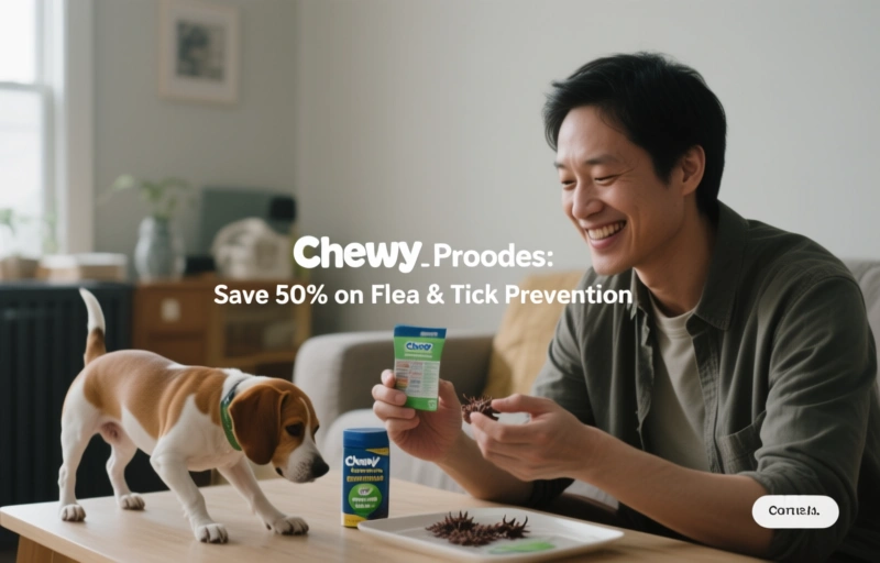 Chewy Promo Codes: Save 50% on Flea & Tick Prevention