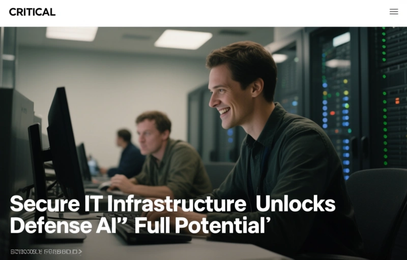 Secure IT Infrastructure Unlocks Defense AI's Full Potential