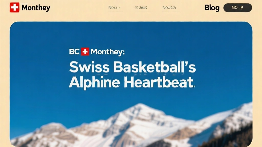 BC Monthey: Swiss Basketball's Alpine Heartbeat