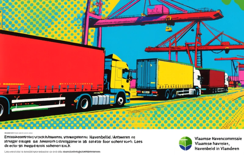 Emissiecontrole vrachtwagens haven Antwerpen
