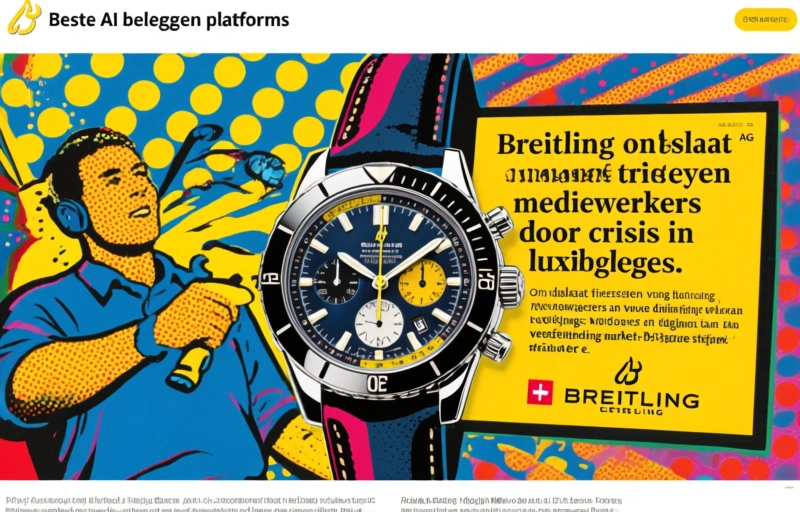 Breitling ontslaat tientallen medewerkers door crisis in luxehorloges