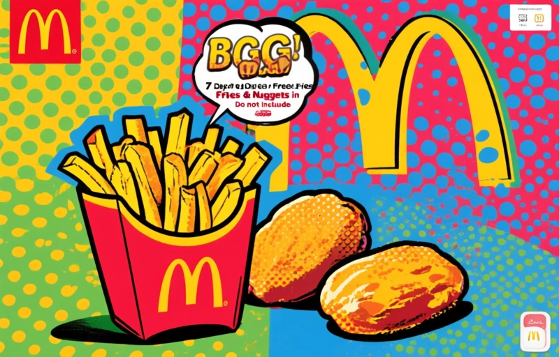 McDonald's BOGO Deals: 7 Days of Free Fries & Nuggets in App