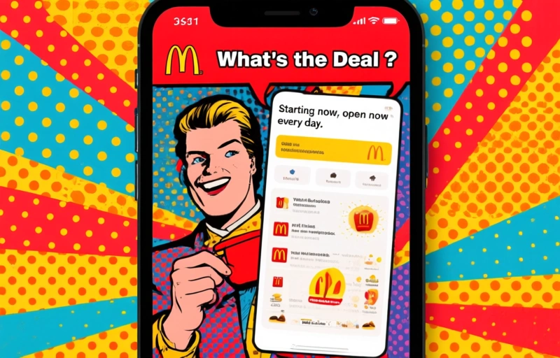 Visual representation of McDonald's BOGO Deals
