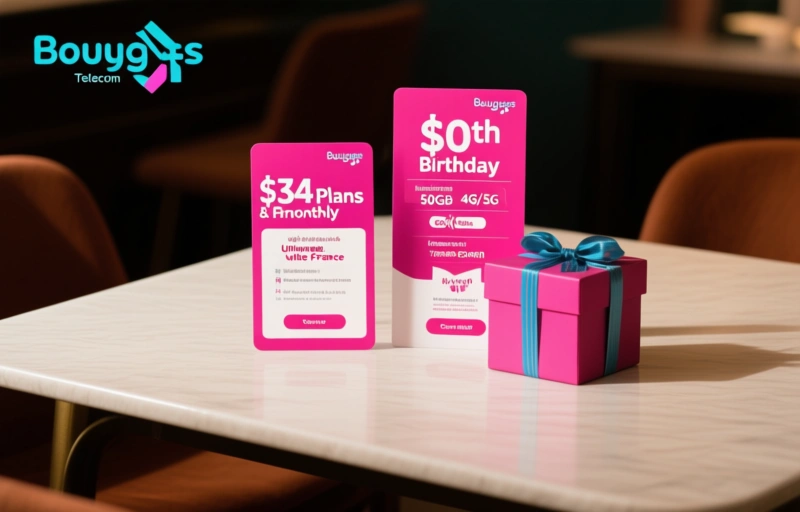 Visual representation of Bouygues Telecom 30th Birthday