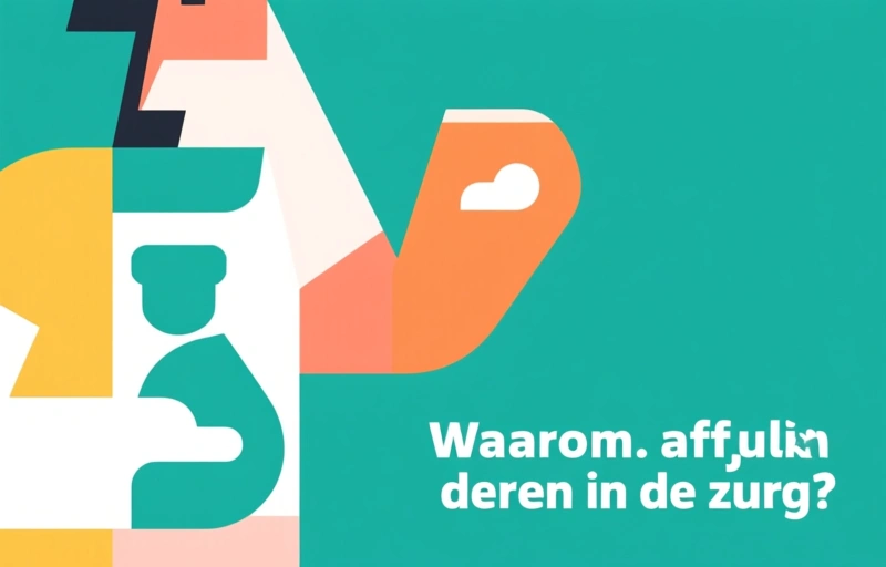 Visuele weergave van 175 zorgorganisaties strijden tegen afvalberg