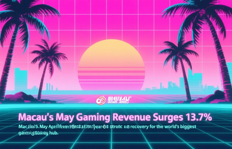 Macau's May Gaming Revenue Surges 13.7%