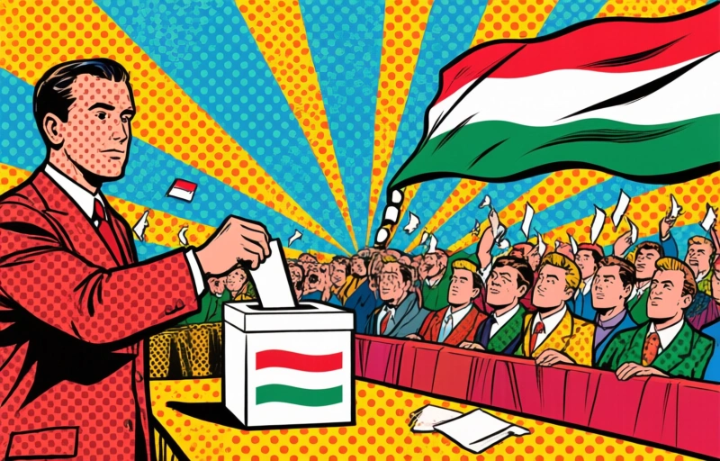 Visual representation of Hungary Election Victory