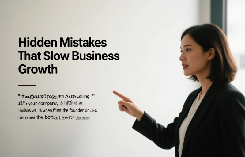 Visual representation of Hidden Mistakes That Slow Business Growth
