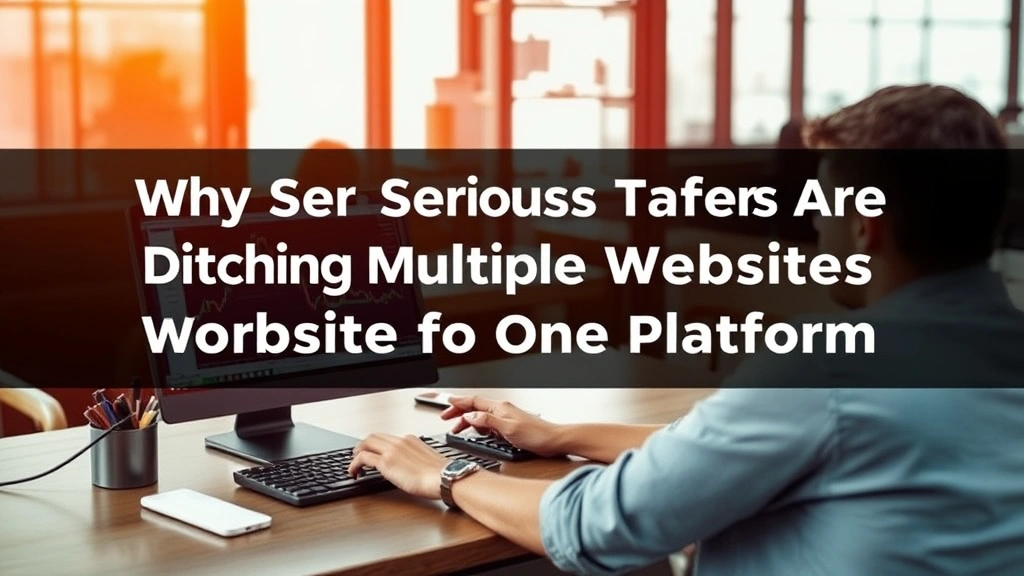 Why Serious Traders Are Ditching Multiple Websites for One Platform