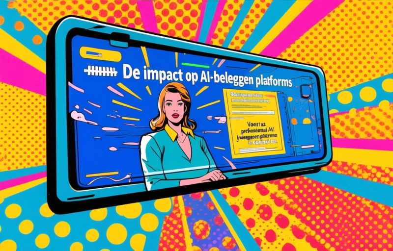 Visuele weergave van AI-beleggen