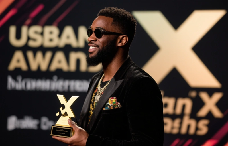 Visuelle Darstellung von Bo$mane Dre jagt mehrere Urban X Awards Nominierungen