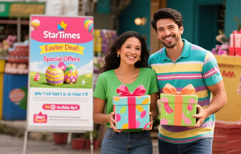 Visual representation of StarTimes Easter Deals