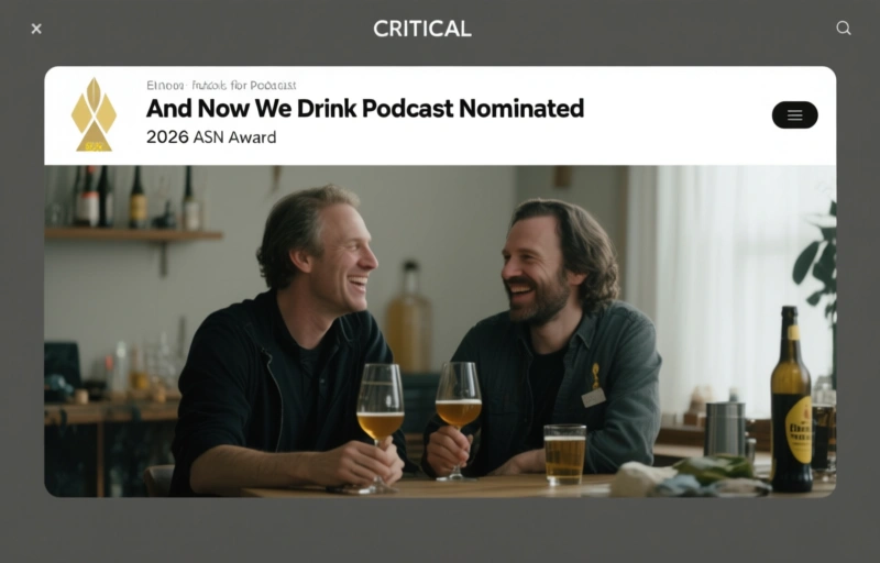 And Now We Drink Podcast Nominated for 2026 ASN Award
