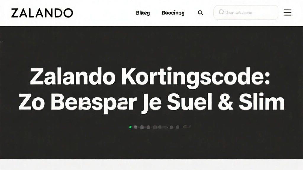 Zalando Kortingscode: Zo Bespaar Je Snel & Slim
