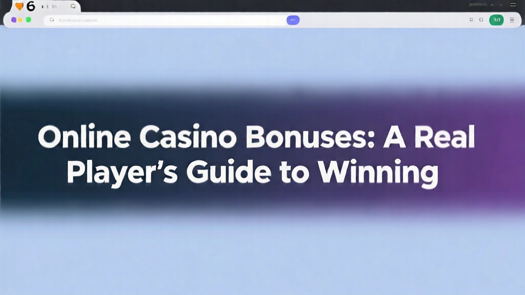 Online Casino Bonuses: A Real Player's Guide to Winning