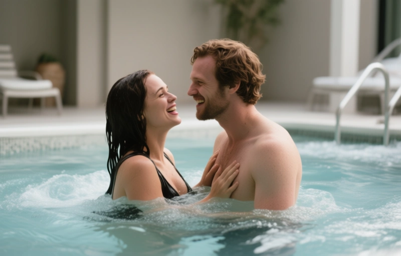 Stacy Lynn und Silas Stone: Heiße Begegnung im Whirlpool