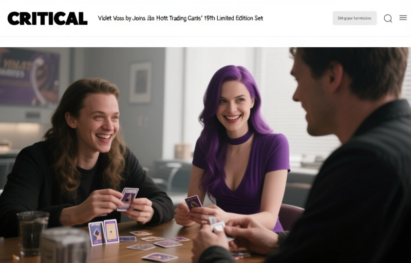 Violet Voss Joins Hott Trading Cards' 19th Limited Edition Set