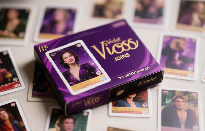 Visual representation of Violet Voss Joins Hott Trading Cards' 19th Limited Edition Set