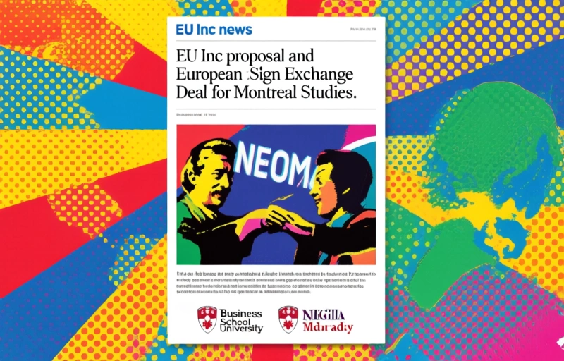 NEOMA and McGill Sign Exchange Deal for Montreal Studies