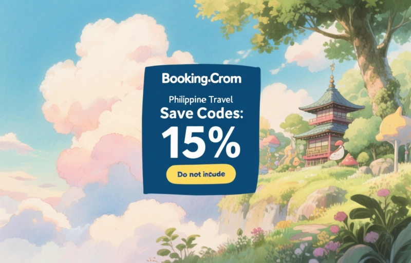Booking.com Promo Codes: Save 15% on Philippine Travel
