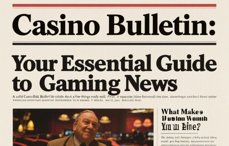 Visual representation of Casino Bulletin
