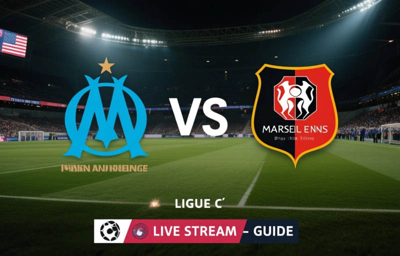 Visual representation of Marseille vs Rennes