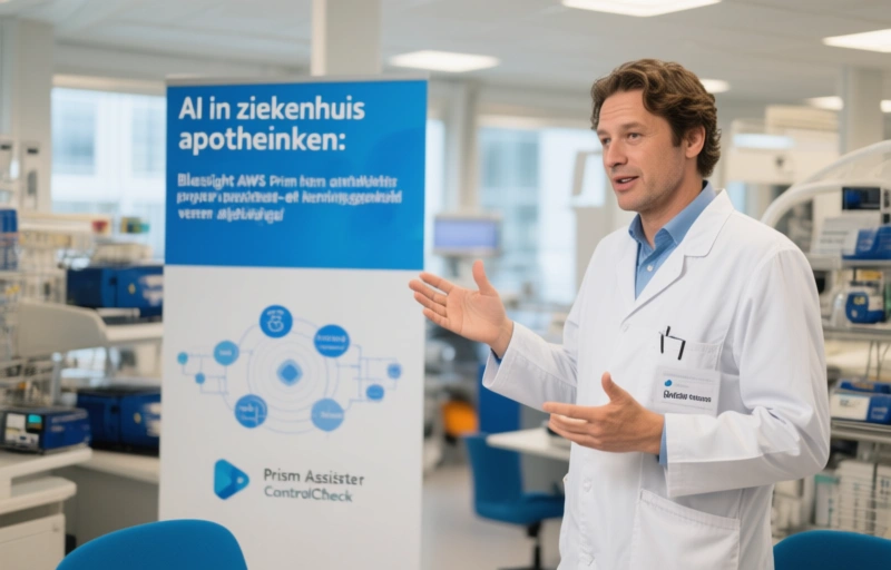Visuele weergave van AI in ziekenhuisapotheken