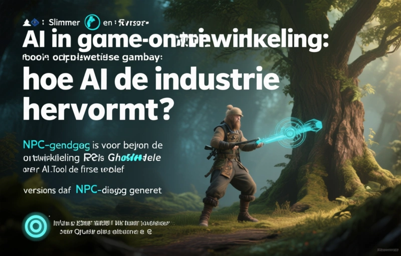 Visuele weergave van AI in game-ontwikkeling