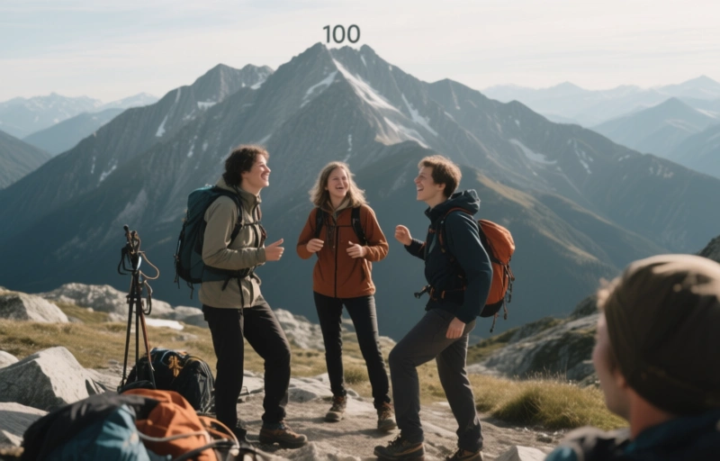 Victoria Peaks: 100. Szene mit spektakulärem Dreier