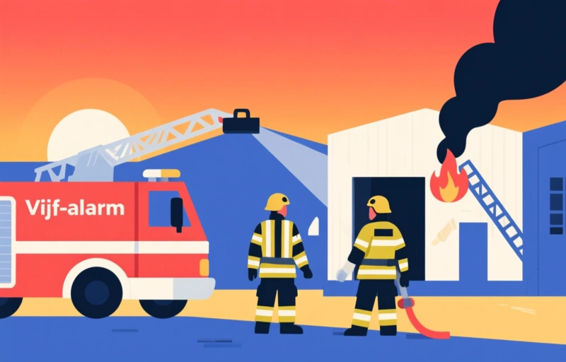 Vijf-alarm brand verwoest Sunset Park magazijn, twee brandweerlieden gewond