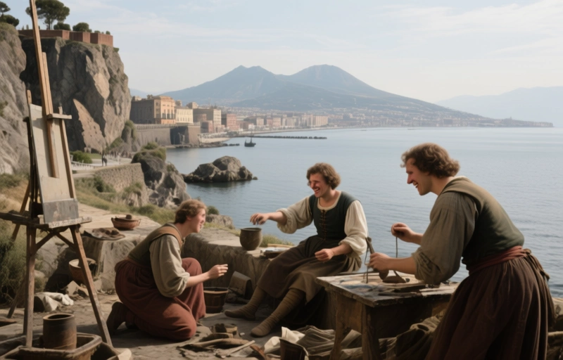 Naples' Rocky Foundation: Jan van Stinemolen's 1582 View