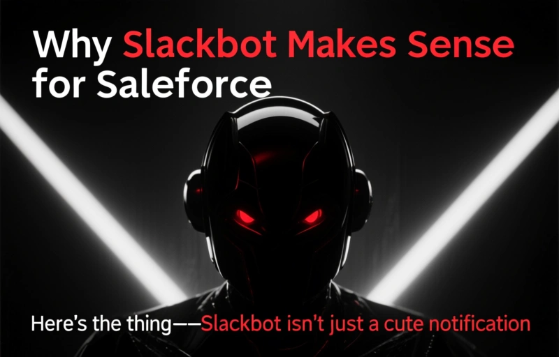 Visual representation of Salesforce Bets on Slackbot to Navigate SaaS Market Challenges