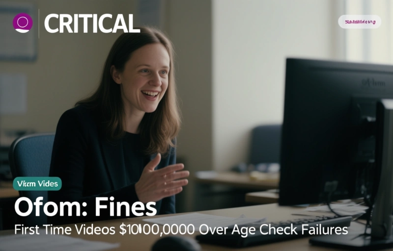 Ofcom Fines First Time Videos $100,000 Over Age Check Failures