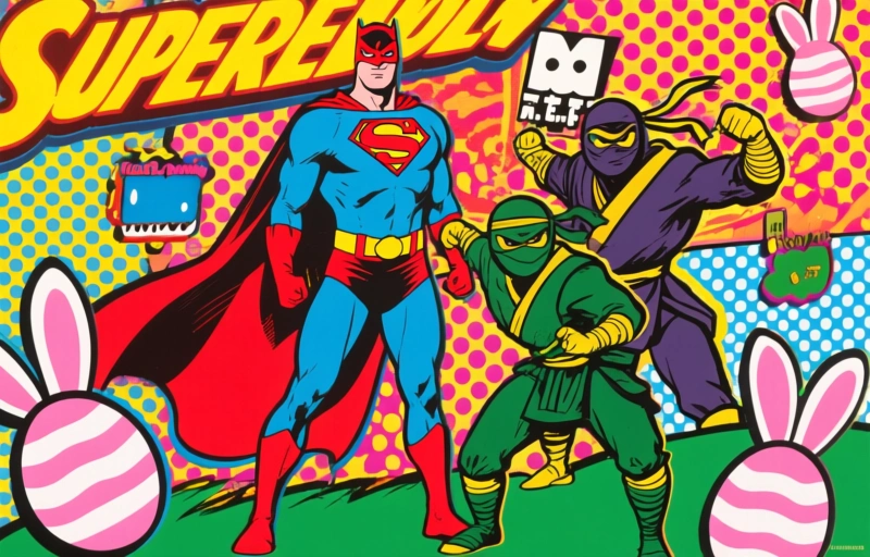 Superhelden, Ninja's en Paasavonturen op Cartoon Network