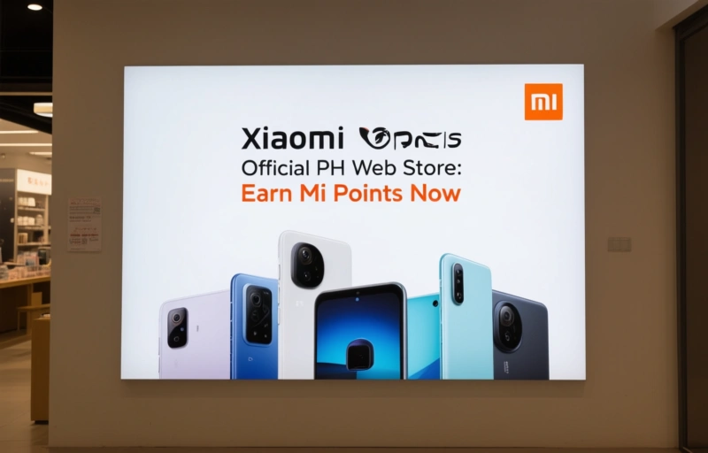 Visual representation of Xiaomi Opens Official PH Web Store