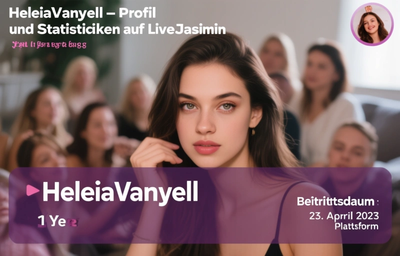 Visuelle Darstellung von HeleiaVanyell – Profil und Statistiken auf LiveJasmin