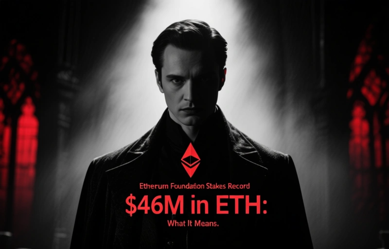 Ethereum Foundation Stakes Record $46M in ETH: What It Means