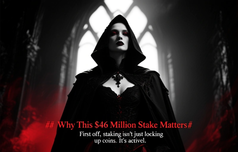 Visual representation of Ethereum Foundation Stakes Record $46M in ETH