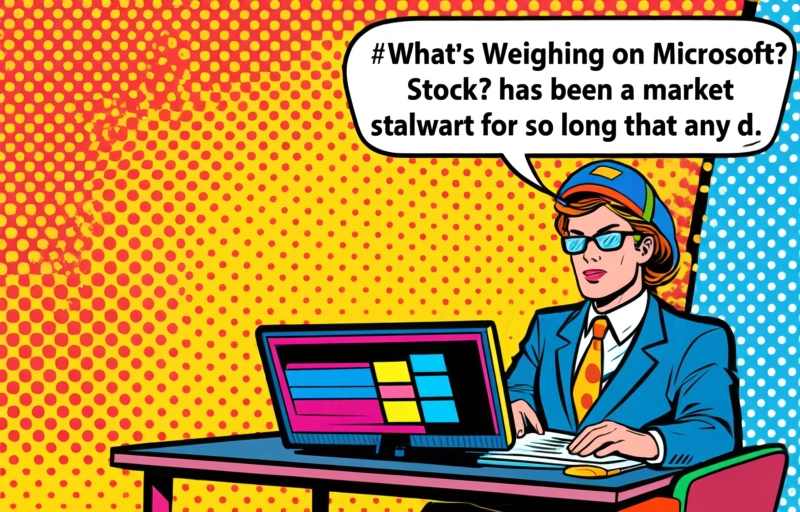 Visual representation of Microsoft Stock Pressure, Pharma Earnings & Jobs Report Outlook