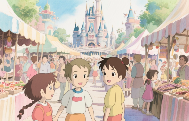 Visuele weergave van Gratis Fantasia Disneymarkt Vught