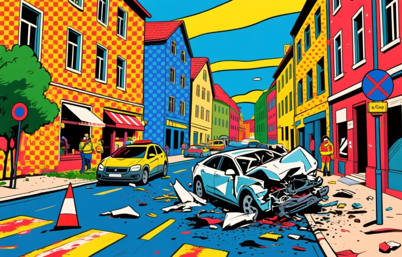 Visuelle Darstellung von Schwerer Unfall in Las Vegas