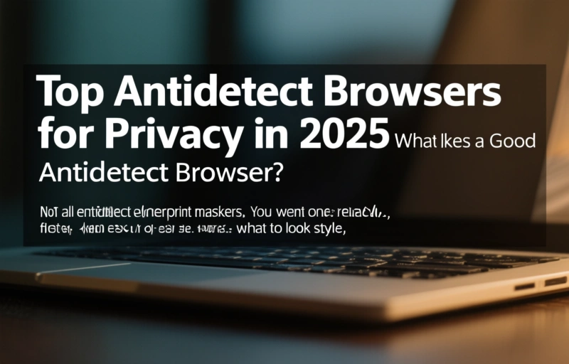 Visual representation of Top Antidetect Browsers for Privacy in 2025