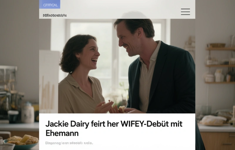 Jackie Diary feiert ihr WIFEY-Debüt mit Ehemann